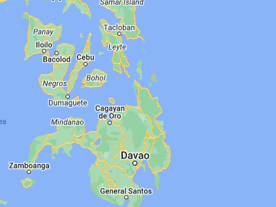 Map showing location of La Union (9.08556, 125.53583)