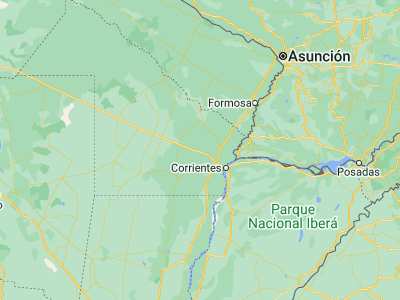 Map showing location of La Verde (-27.12634, -59.37352)