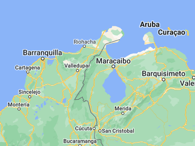 Map showing location of La Villa del Rosario (10.3258, -72.31343)