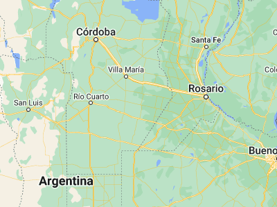 Map showing location of Laborde (-33.15319, -62.85661)