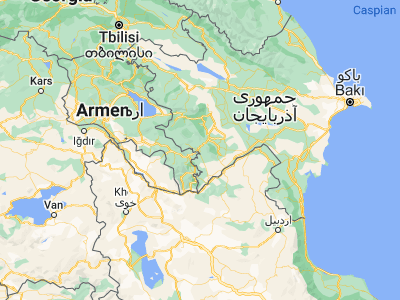 Map showing location of Laçın (39.59881, 46.55045)