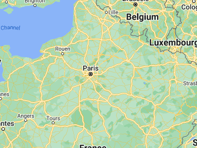 Map showing location of Lagny-sur-Marne (48.86667, 2.71667)