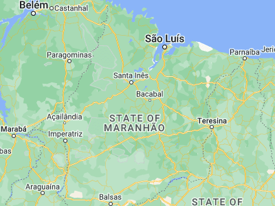 Map showing location of Lago da Pedra (-4.33333, -45.16667)