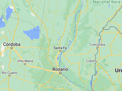 Map showing location of Laguna Paiva (-31.30391, -60.65894)