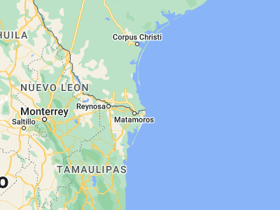 Map showing location of Laguna Vista (26.10091, -97.29025)