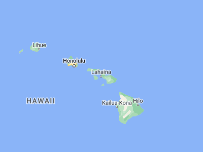 Map showing location of Lahaina (20.87833, -156.6825)