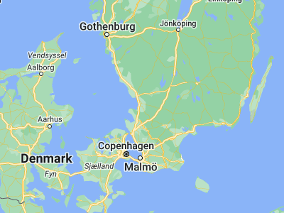 Map showing location of Laholm (56.51207, 13.04371)