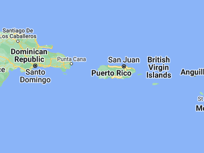 Map showing location of Lajas (18.04996, -67.05934)