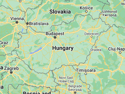 Map showing location of Lajosmizse (47.02133, 19.56171)