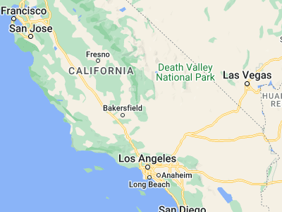 Map showing location of Lake Isabella (35.61801, -118.47314)