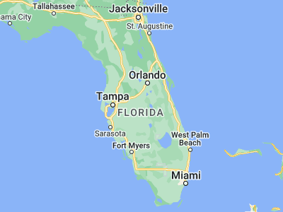 Map showing location of Lake Wales (27.90141, -81.58591)