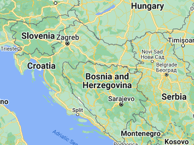 Map showing location of Laktaši (44.90857, 17.30135)