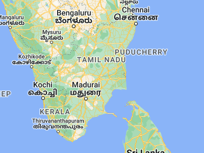 Map showing location of Lalgudi (10.87419, 78.81935)