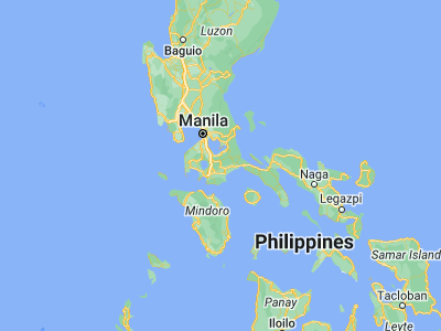 Map showing location of Lalig (13.98255, 121.32647)