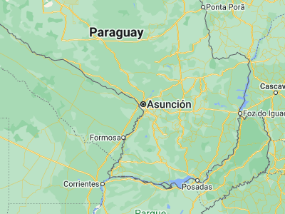 Map showing location of Lambaré (-25.34682, -57.60647)