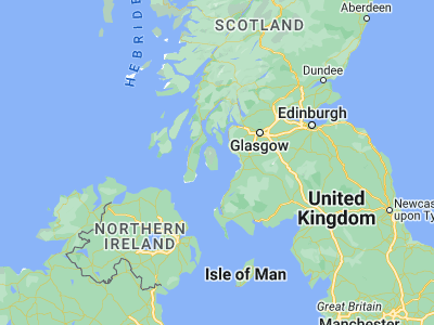 Map showing location of Lamlash (55.53358, -5.12956)