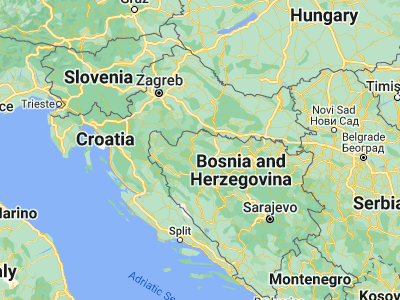 Map showing location of Lamovita (44.92018, 16.89932)