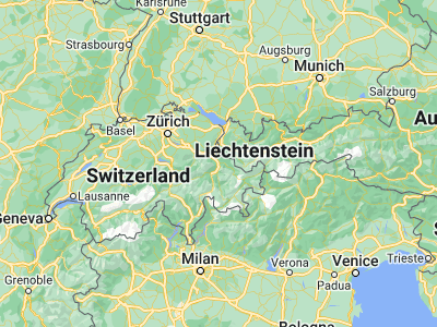 Map showing location of Landquart (46.95, 9.56667)