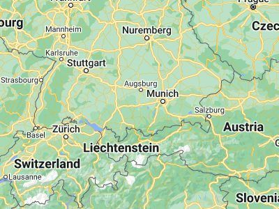 Map showing location of Landsberg am Lech (48.04819, 10.88282)