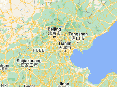 Map showing location of Langfang (39.50972, 116.69472)