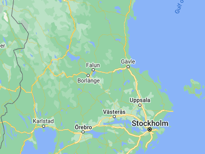 Map showing location of Långshyttan (60.45, 16.01667)