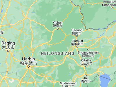 Map showing location of Langxiang (46.95, 128.88333)