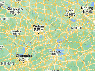 Map showing location of Lanxi (30.34694, 115.14205)
