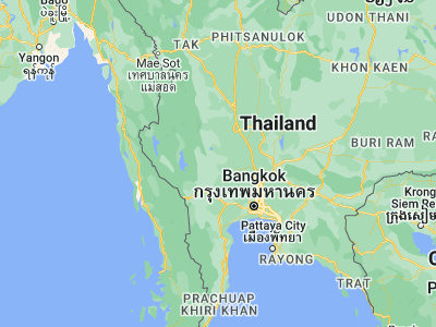 Map showing location of Lao Khwan (14.59522, 99.77431)