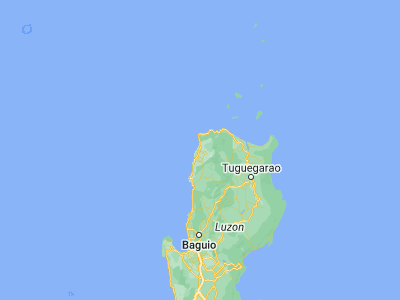 Map showing location of Laoag (18.1978, 120.5957)