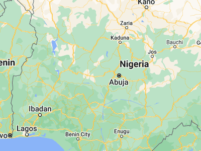 Map showing location of Lapai (9.05, 6.56667)