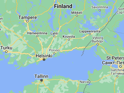 Map showing location of Lapinjärvi (60.62443, 26.1972)