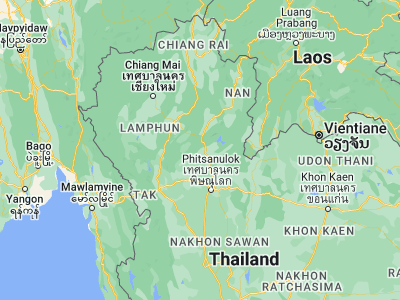 Map showing location of Laplae (17.65211, 100.03892)