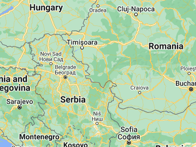 Map showing location of Lăpuşnicu Mare (44.91306, 21.94417)