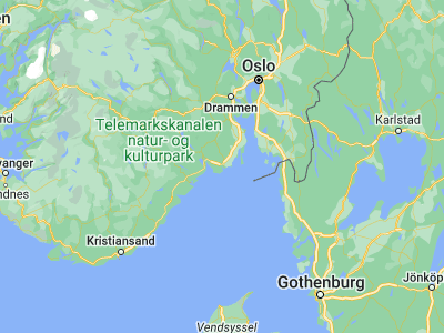 Map showing location of Larvik (59.05328, 10.03517)