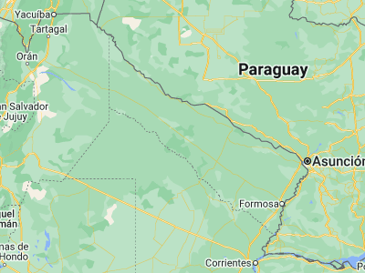 Map showing location of Las Lomitas (-24.70955, -60.59303)