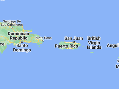 Map showing location of Las Marias (18.29328, -67.14629)
