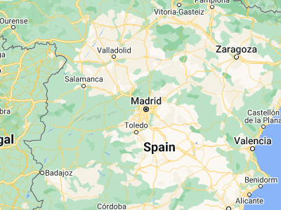 Map showing location of Las Rozas de Madrid (40.49292, -3.87371)