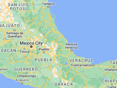 Map showing location of Las Vigas (19.63728, -97.09835)