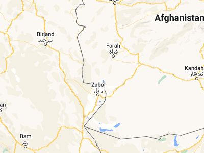 Map showing location of Lāsh-e Juwayn (31.71382, 61.62272)