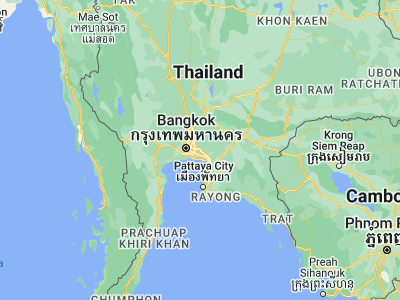 Map showing location of Lat Krabang (13.72341, 100.78436)