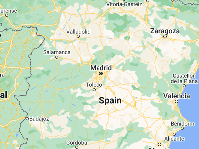 Map showing location of Latina (40.38897, -3.74569)