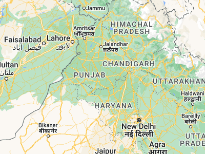 Map showing location of Laungowāl (30.19406, 75.67963)