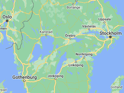 Map showing location of Laxå (58.9863, 14.61904)