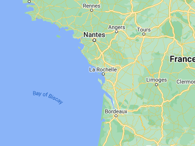 Map showing location of Le Bois-Plage-en-Ré (46.18659, -1.39267)