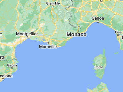 Map showing location of Le Lavandou (43.137, 6.366)