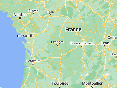 Map showing location of Le Palais-sur-Vienne (45.8638, 1.32207)