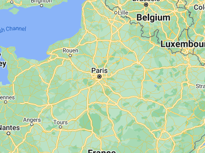Map showing location of Le Perreux-sur-Marne (48.85, 2.5)