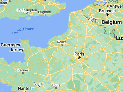 Map showing location of Le Petit-Quevilly (49.41338, 1.06155)