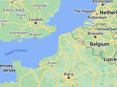 Map showing location of Le Touquet-Paris-Plage (50.52432, 1.58571)