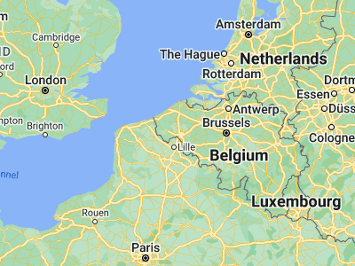 Map showing location of Ledegem (50.85785, 3.12409)